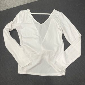 Retired Zyia Long Sleeve top with twist back detail! Size medium